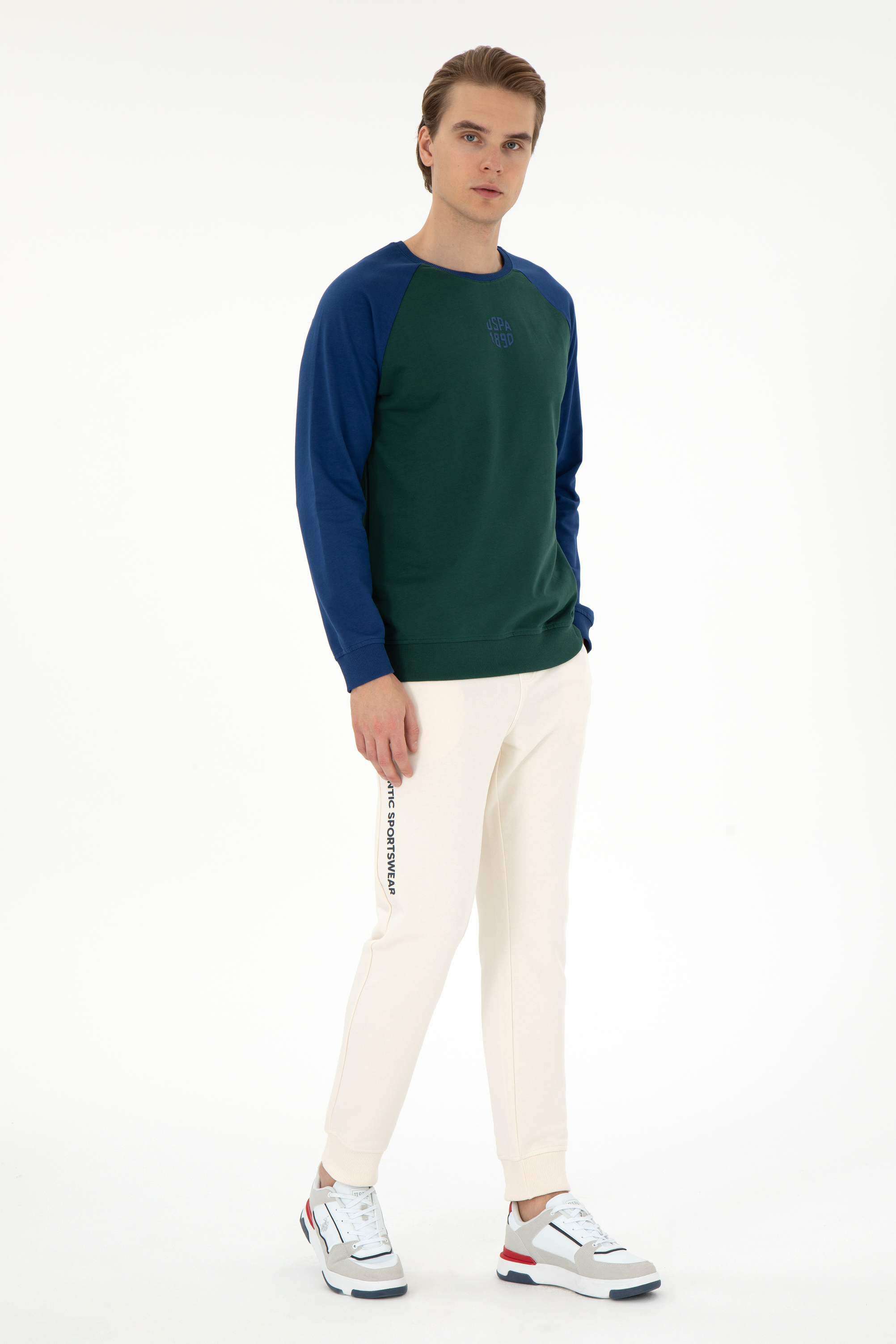 Erkek Koyu Yeşil Sweatshirt