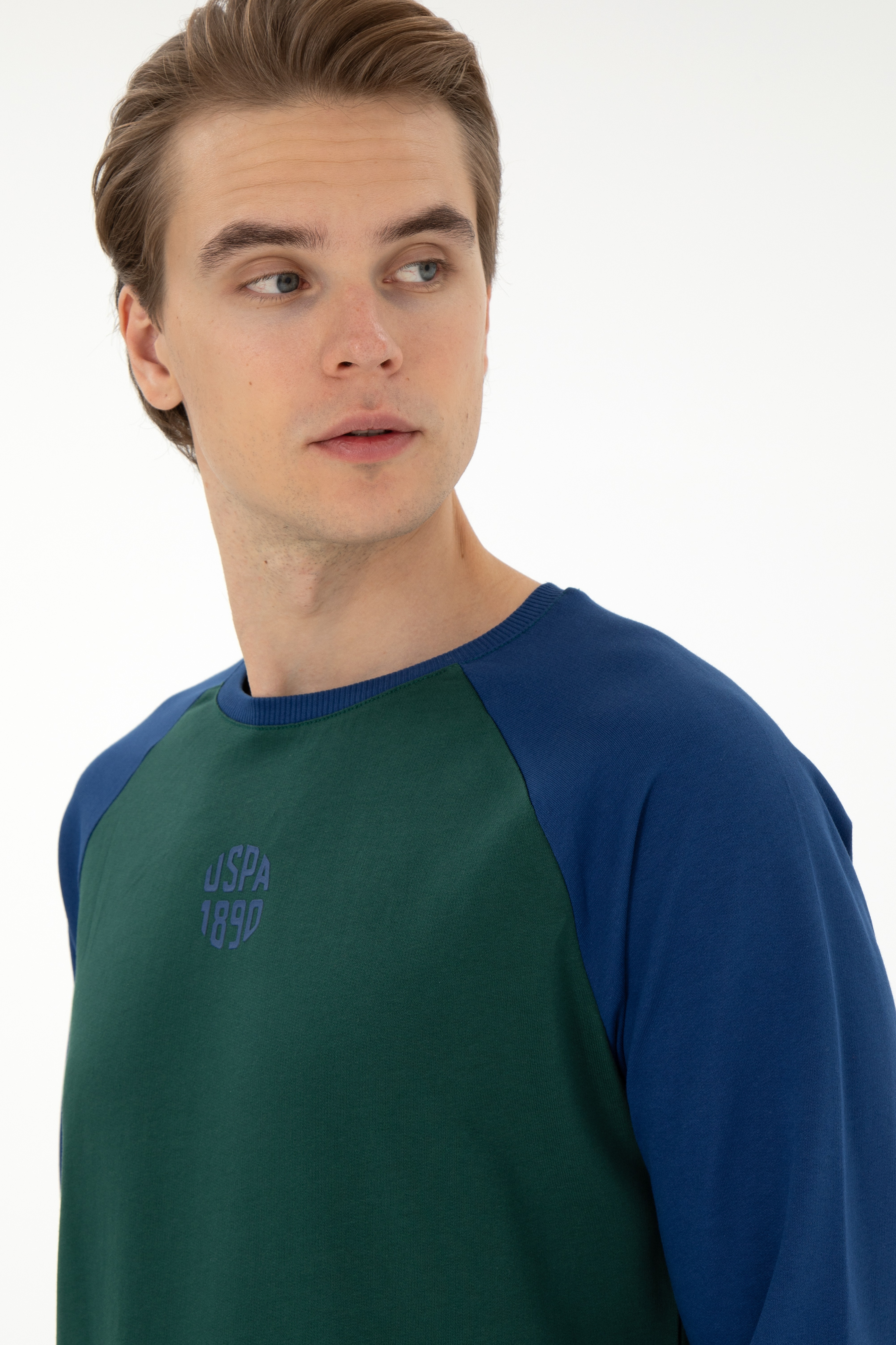 Erkek Koyu Yeşil Sweatshirt - Image 2