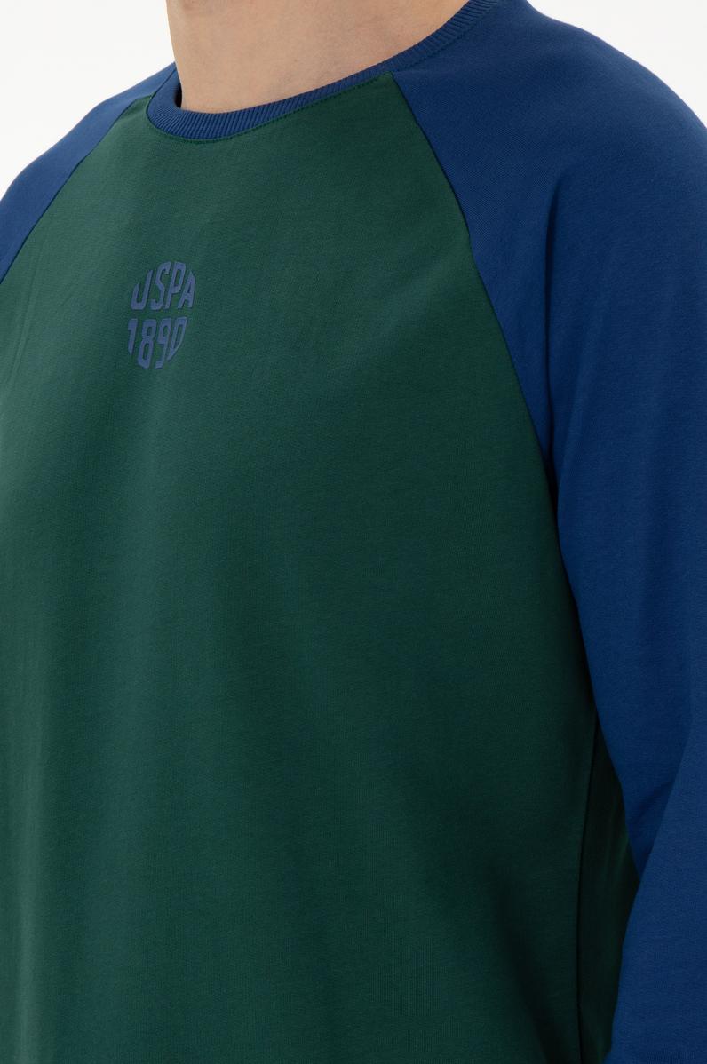 Erkek Koyu Yeşil Sweatshirt