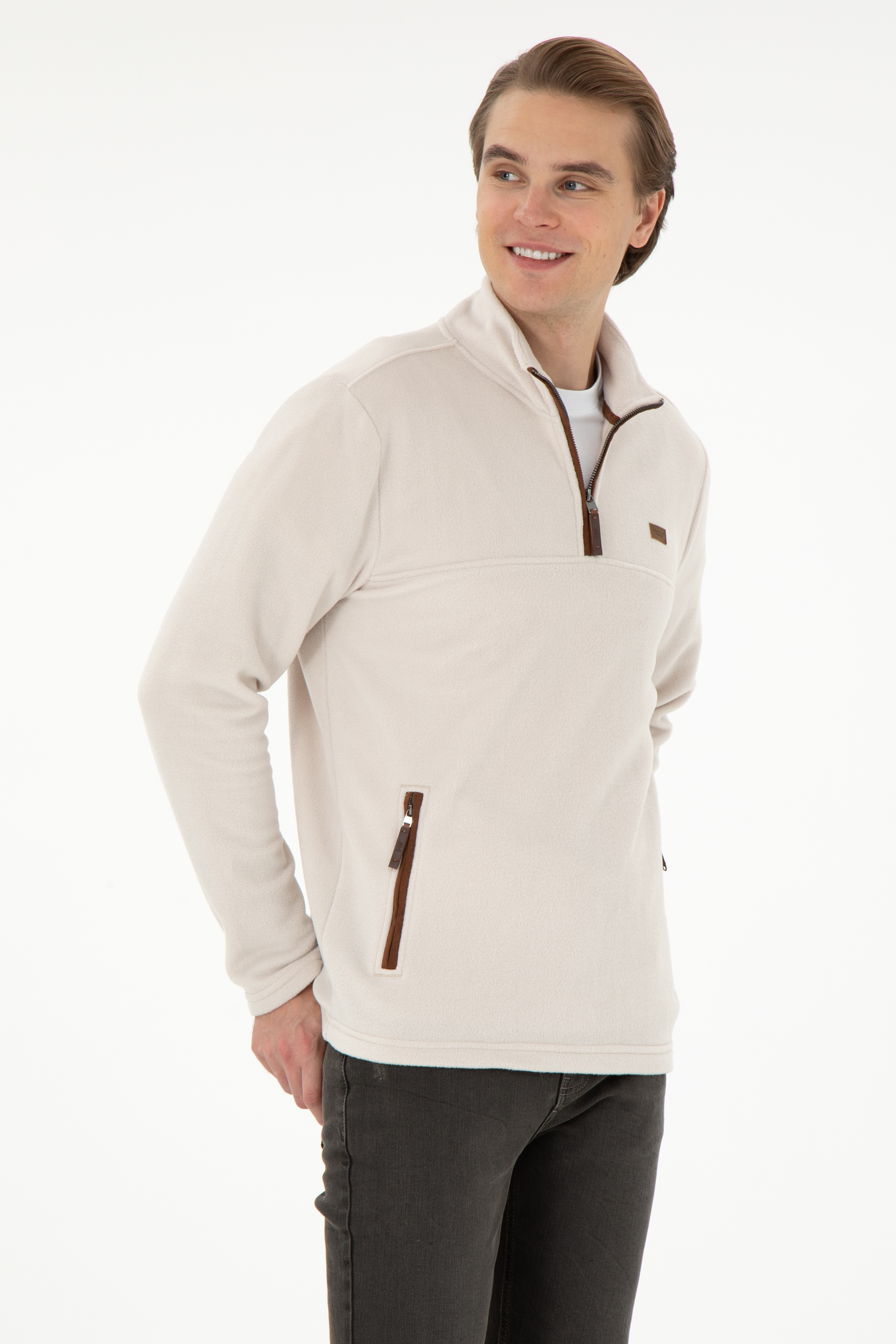 Erkek Taş Sweatshirt - Image 1