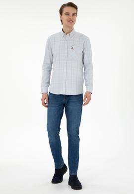 Erkek Taş Uzun Kollu Gömlek - 50291392036