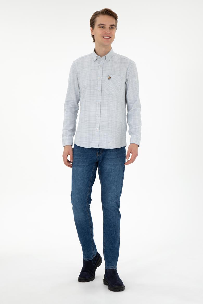 Erkek Taş Uzun Kollu Gömlek - 50291392036