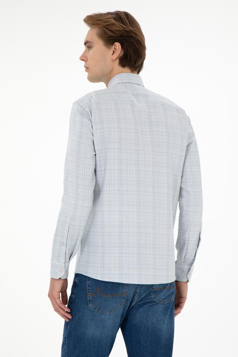 Erkek Taş Uzun Kollu Gömlek - 50291392036