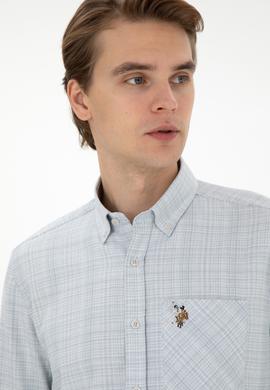 Erkek Taş Uzun Kollu Gömlek - 50291392036