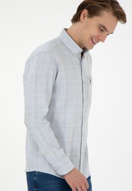 Erkek Taş Uzun Kollu Gömlek - 50291392036