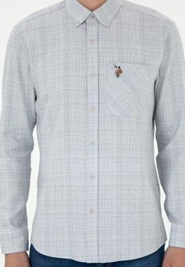 Erkek Taş Uzun Kollu Gömlek - 50291392036