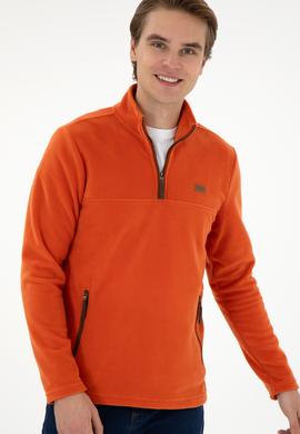 Erkek Kiremit Sweatshirt - 50290609039