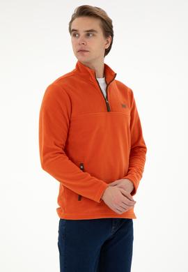 Erkek Kiremit Sweatshirt - 50290609039