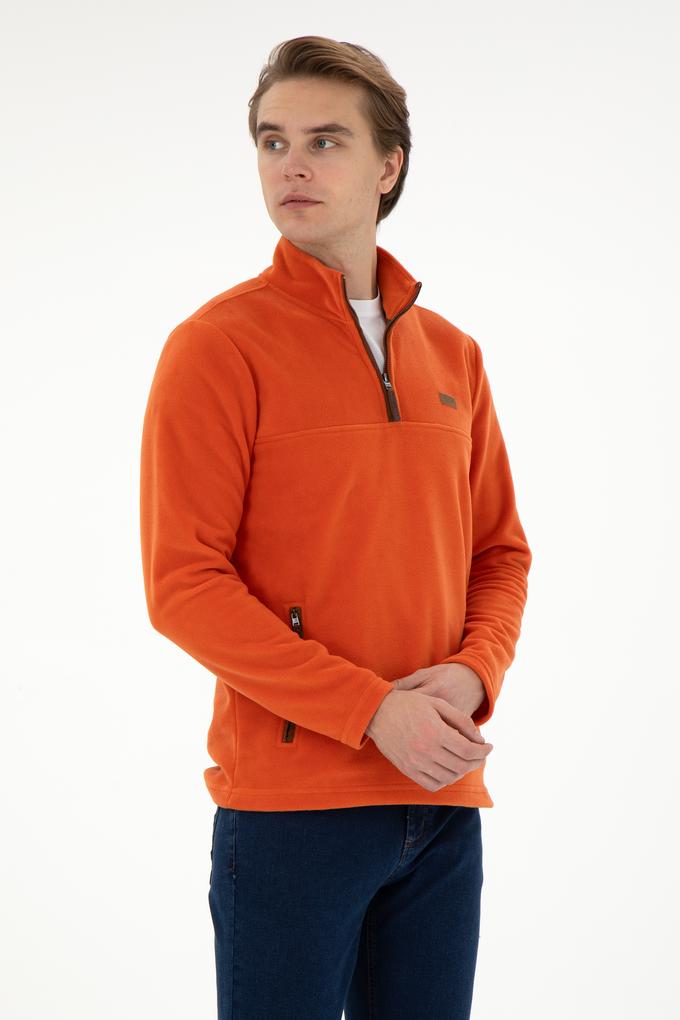 Erkek Kiremit Sweatshirt