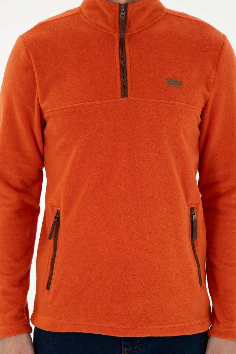 Erkek Kiremit Sweatshirt - 50290609039