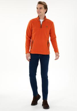 Erkek Kiremit Sweatshirt - 50290609039