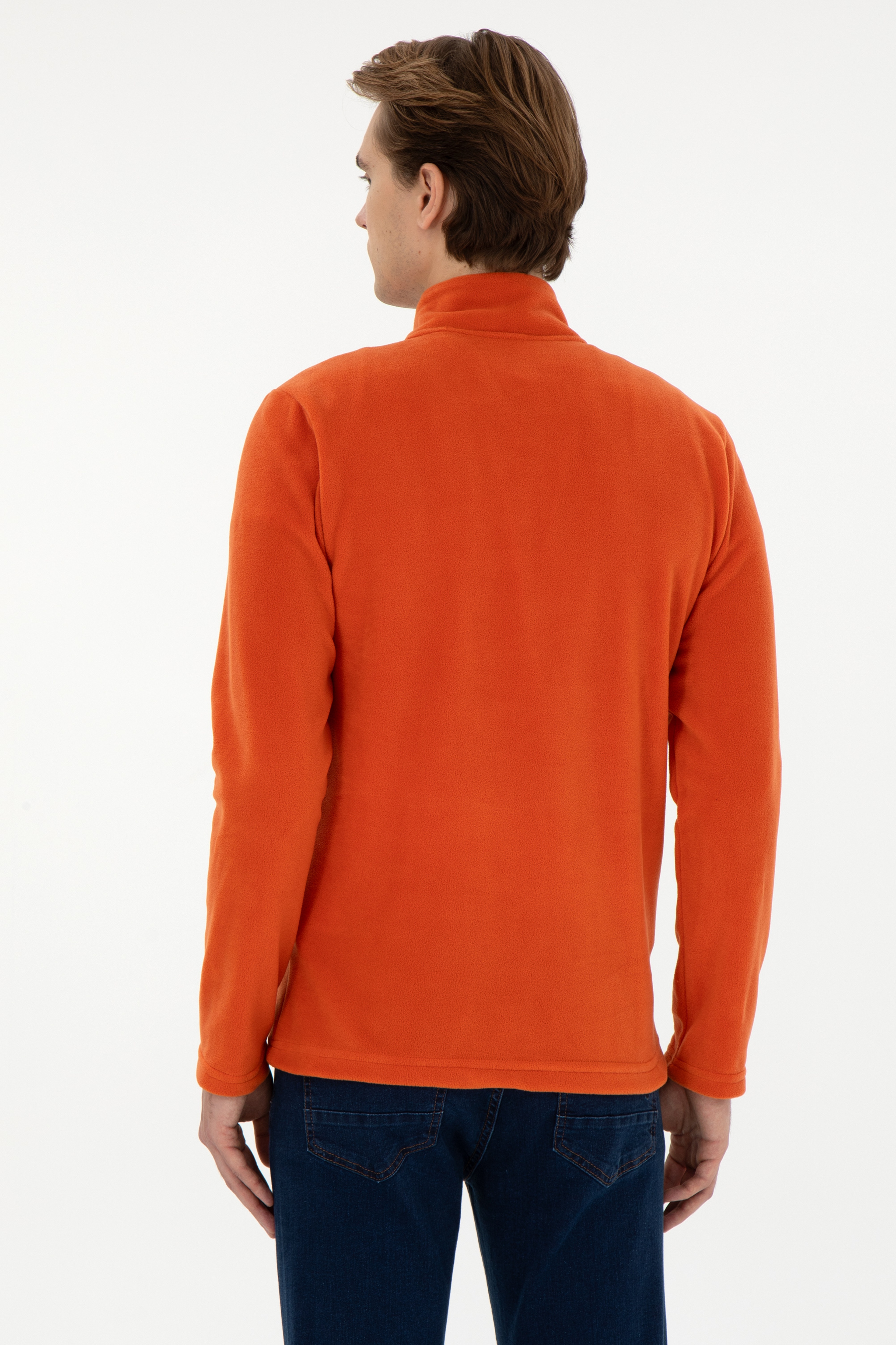 Erkek Kiremit Sweatshirt