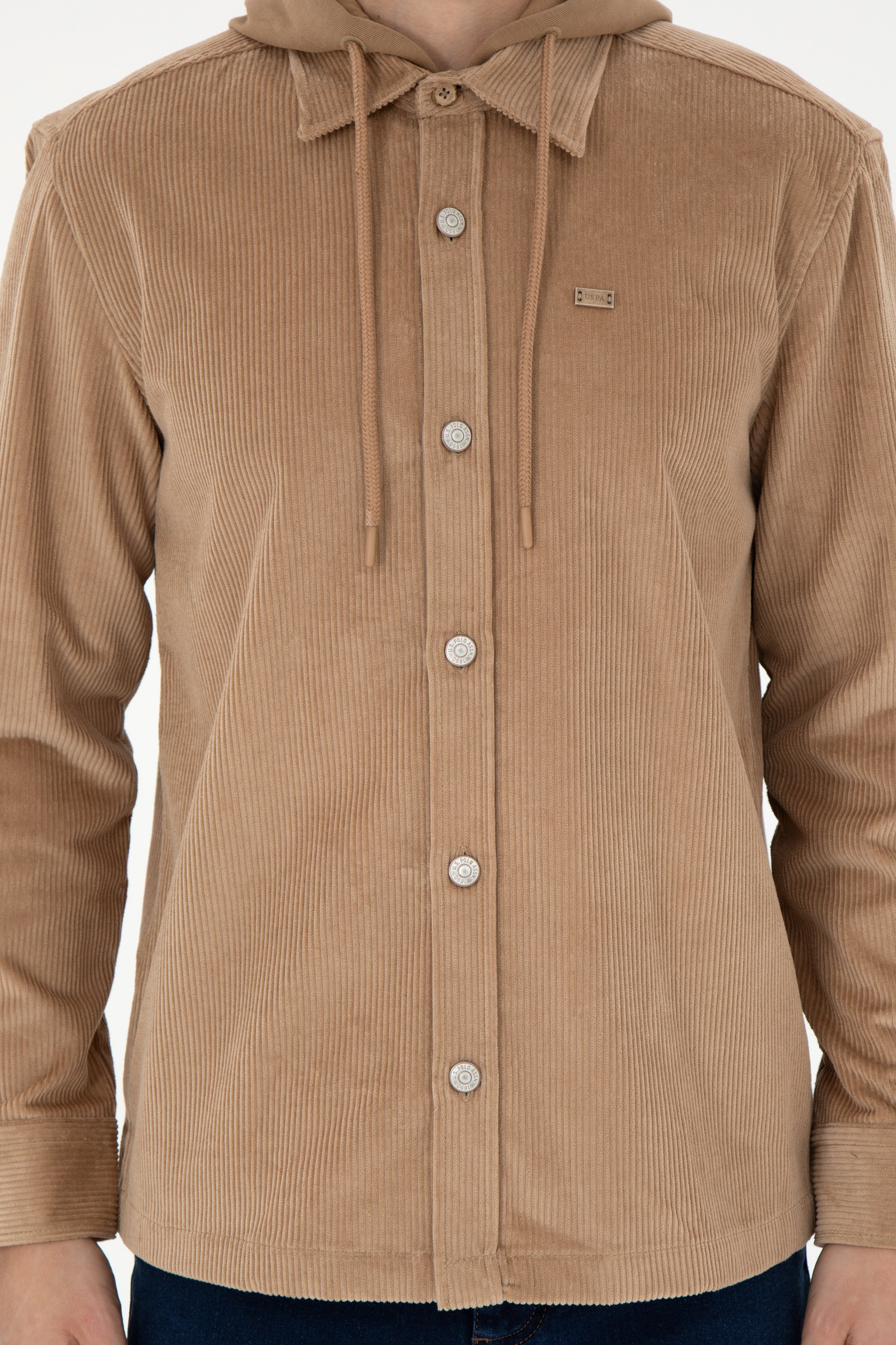 Erkek Camel Uzun Kollu Gömlek - Image 6