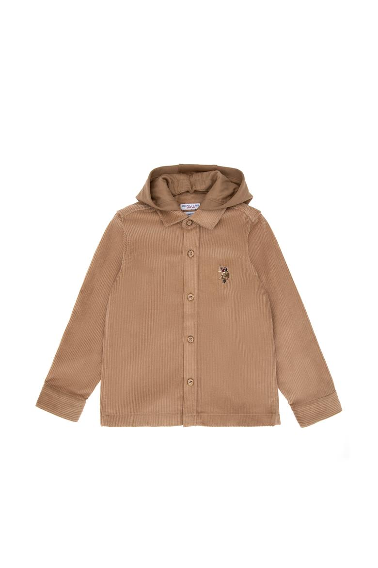 Erkek Çocuk Camel Uzun Kollu Gömlek