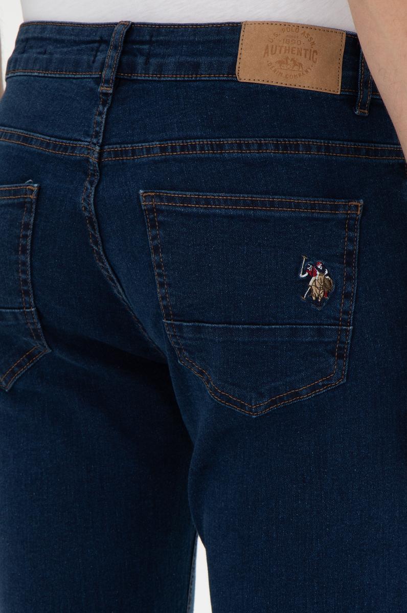 Erkek Mavi Slim Fit Jean Pantolon