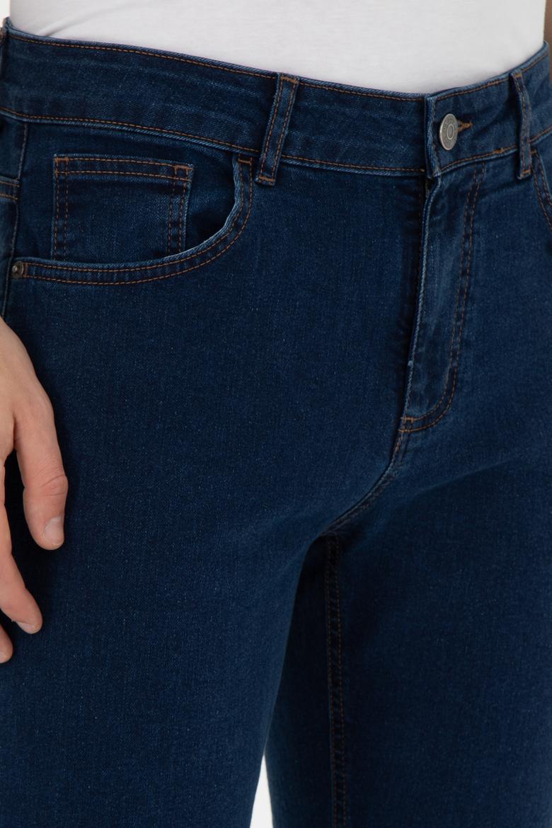 Erkek Mavi Slim Fit Jean Pantolon - 50296820023