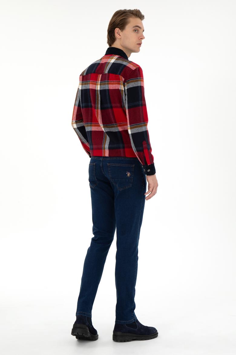 Erkek Mavi Slim Fit Jean Pantolon - 50296820023