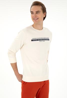 Erkek Krem Sweatshirt - 50290260011