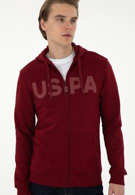 Erkek Bordo Örme Hırka - 50289029117