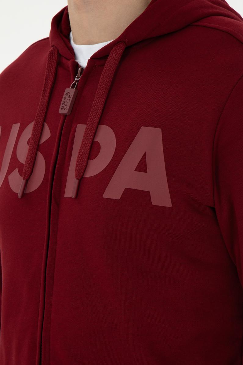 Erkek Bordo Örme Hırka