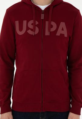 Erkek Bordo Örme Hırka - 50289029117