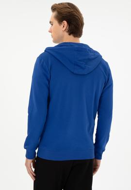 Erkek Saks Örme Hırka - 50289029086