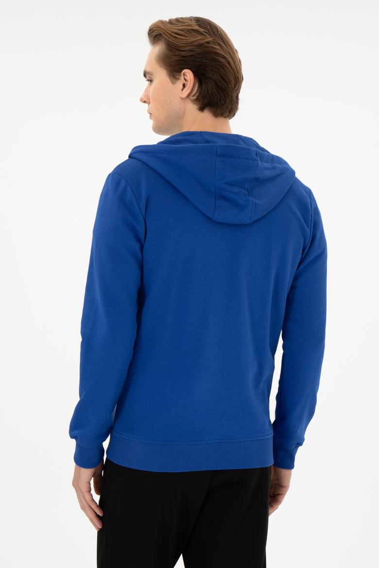 Erkek Saks Örme Hırka - 50289029086