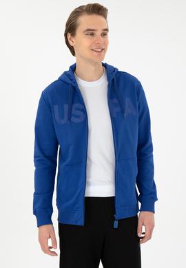 Erkek Saks Örme Hırka - 50289029086