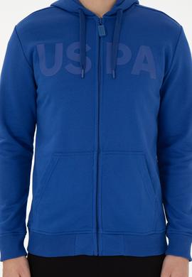 Erkek Saks Örme Hırka - 50289029086