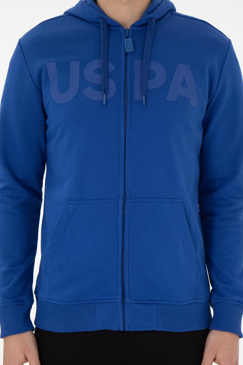 Erkek Saks Örme Hırka - 50289029086