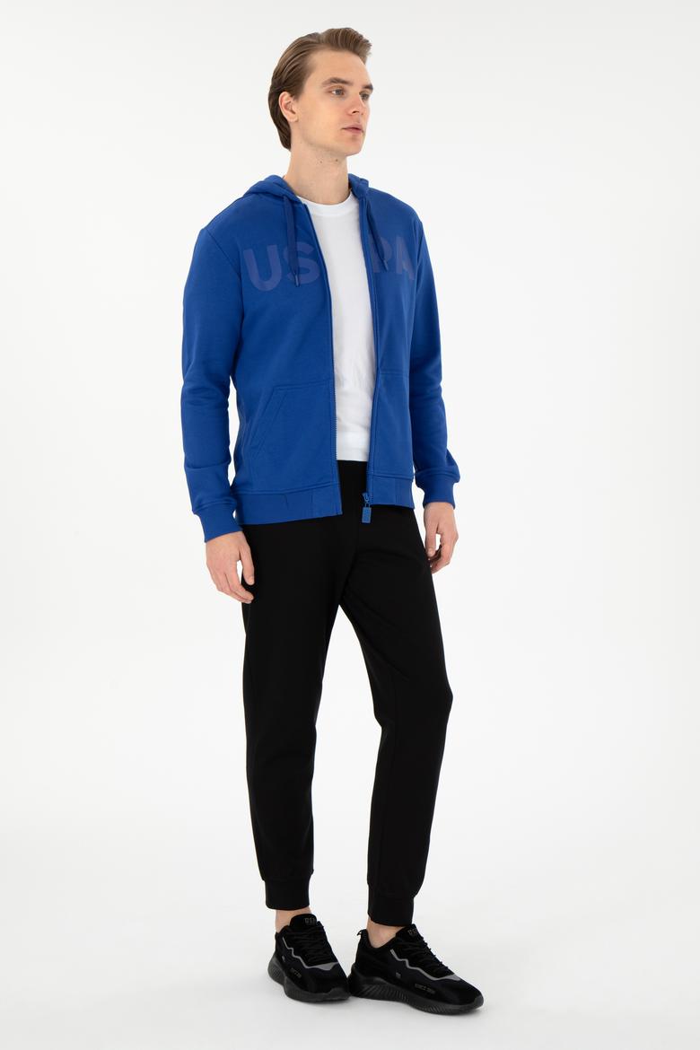 Erkek Saks Örme Hırka - 50289029086