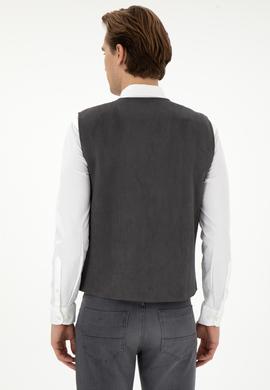 Erkek Antrasit Örme Hırka - 50290629008