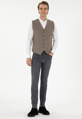 Erkek Antrasit Örme Hırka - 50290629008