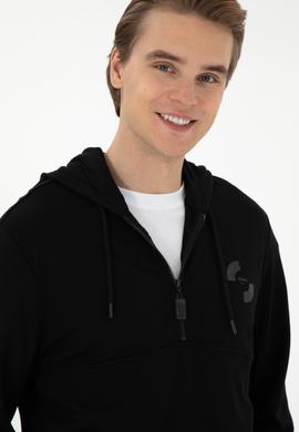 Erkek Siyah Sweatshirt - 50290860019