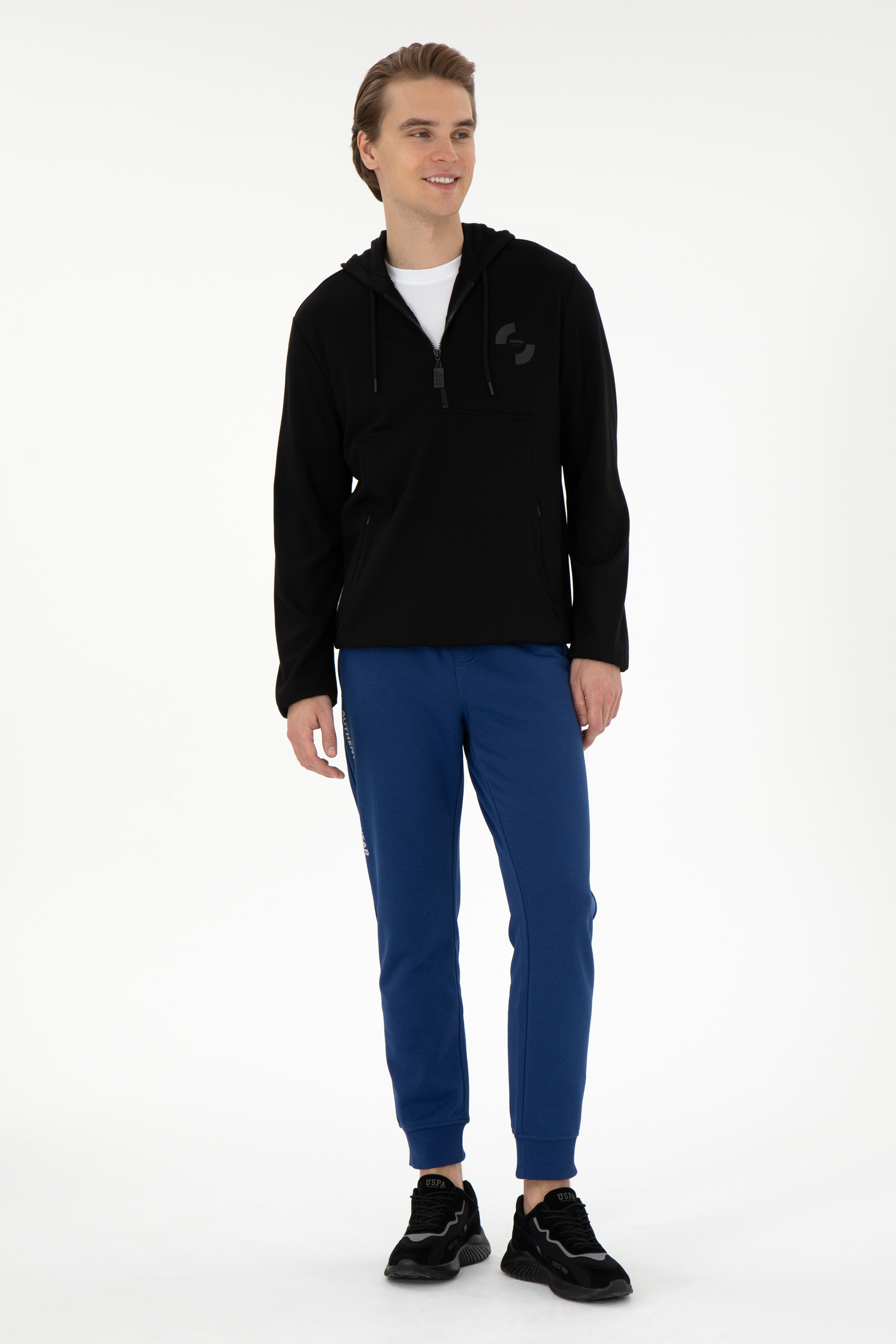 Erkek Siyah Sweatshirt - Image 4