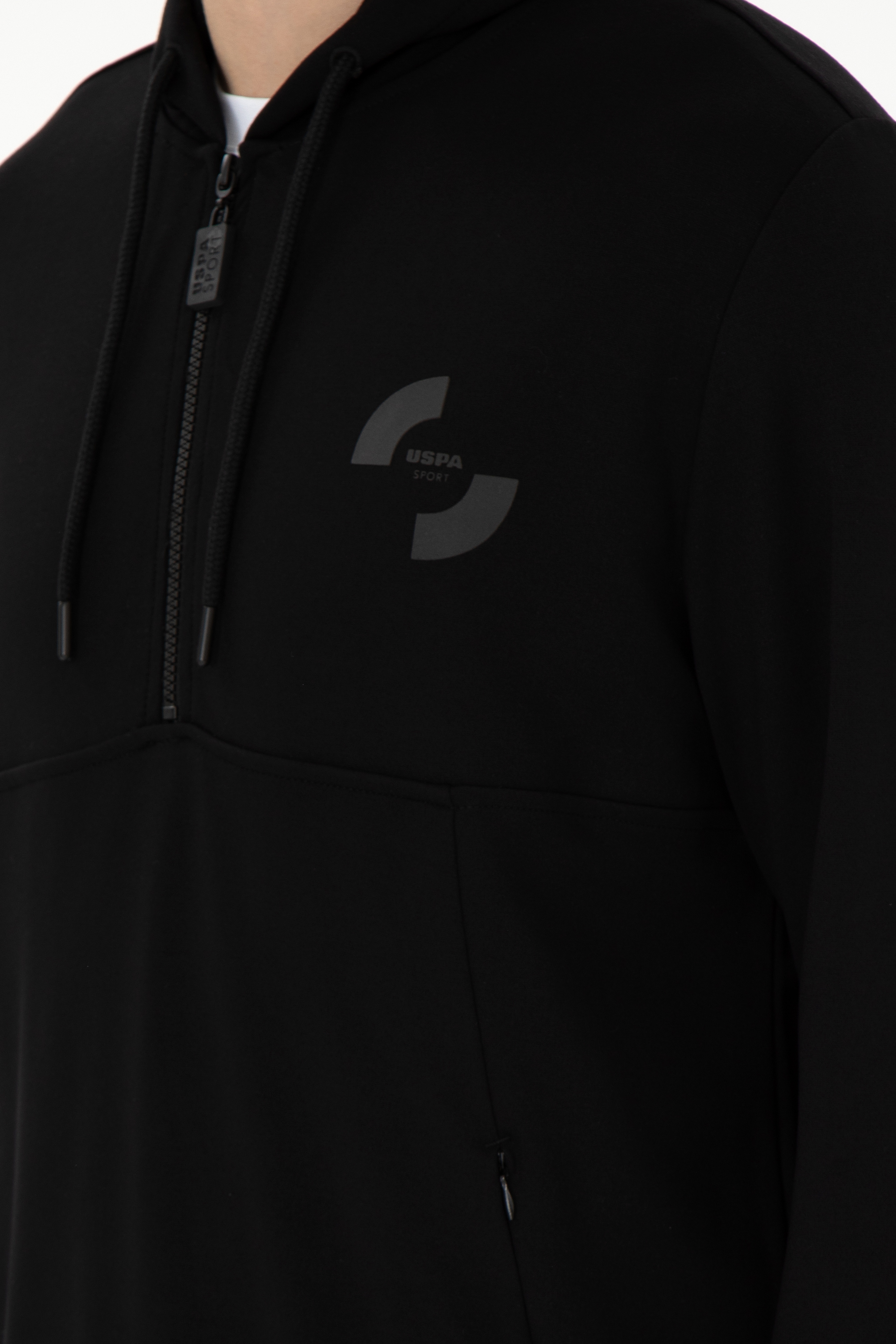 Erkek Siyah Sweatshirt - Image 7