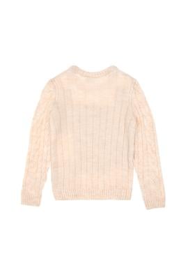 Erkek Çocuk Krem Bisiklet Yaka Kazak - 50293052020