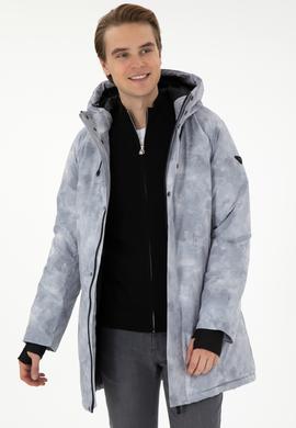 Erkek Gri Kaban - 50292226008