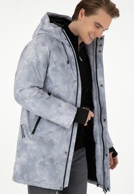 Erkek Gri Kaban - 50292226008