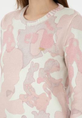 Kadın Somon Bisiklet Yaka Kazak - 50293091042