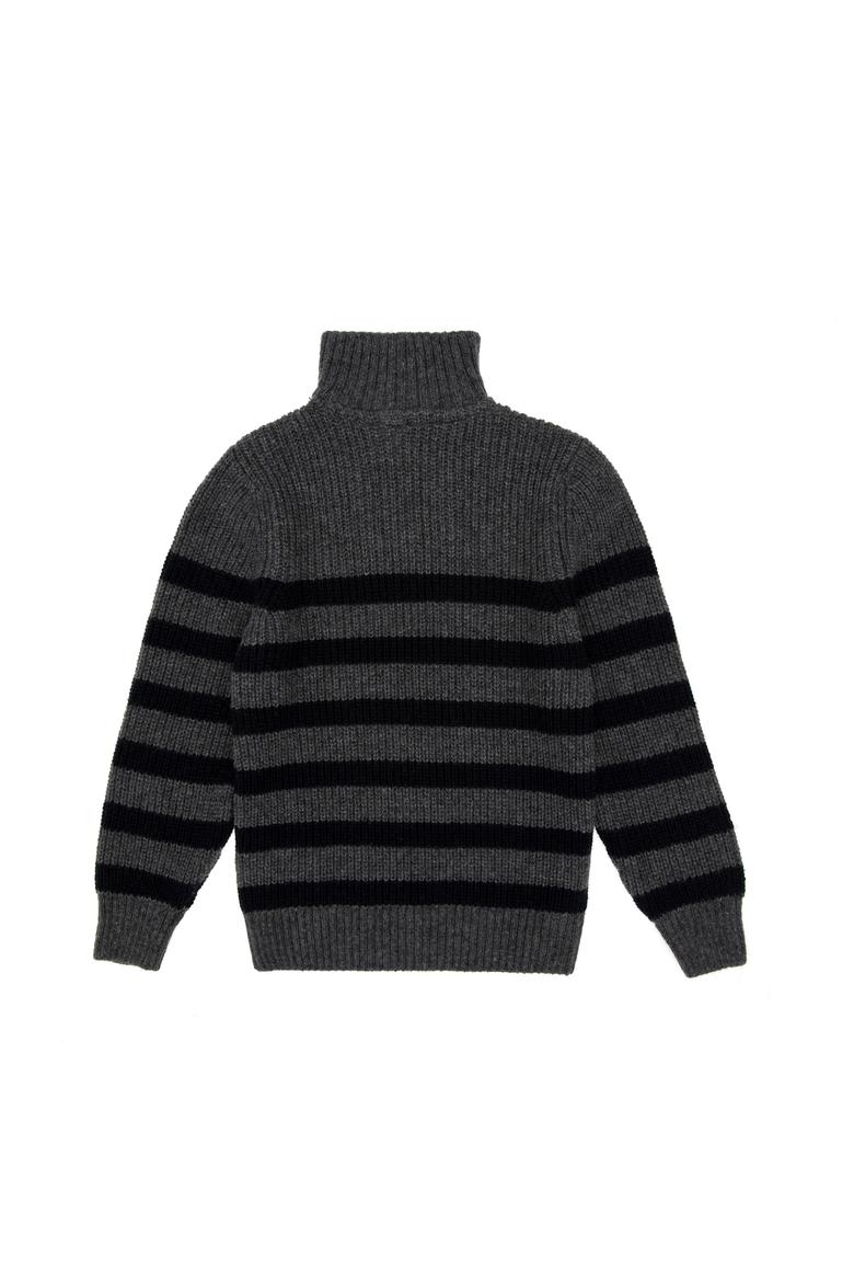 Erkek Çocuk Yarım Fermuarlı Antrasit Melanj Kazak - 50293028018