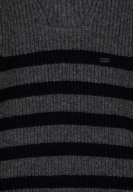 Erkek Çocuk Yarım Fermuarlı Antrasit Melanj Kazak - 50293028018