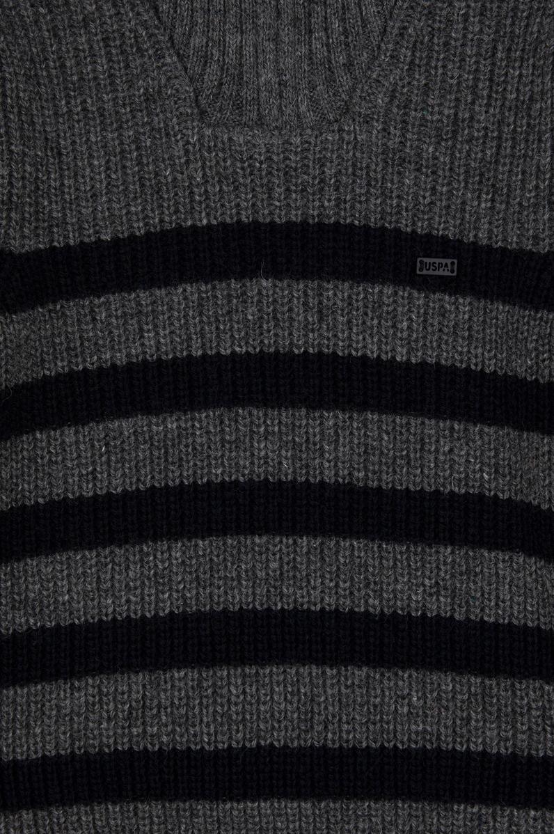 Erkek Çocuk Yarım Fermuarlı Antrasit Melanj Kazak