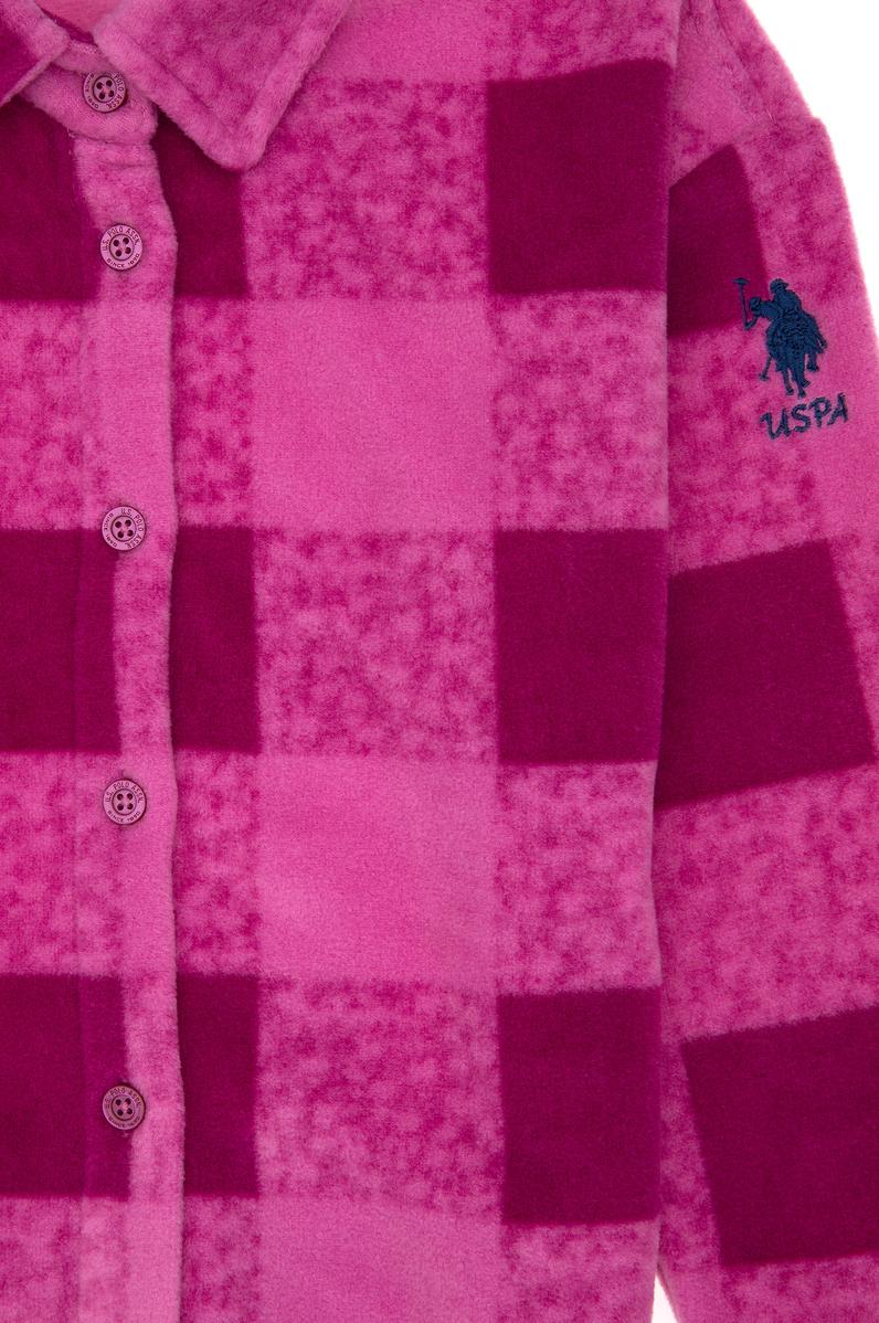 Kız Çocuk Fuşya Örme Gömlek