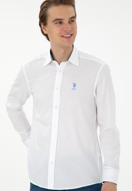 Erkek Beyaz Uzun Kollu Gömlek - 50292303006