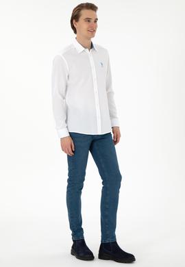 Erkek Beyaz Uzun Kollu Gömlek - 50292303006