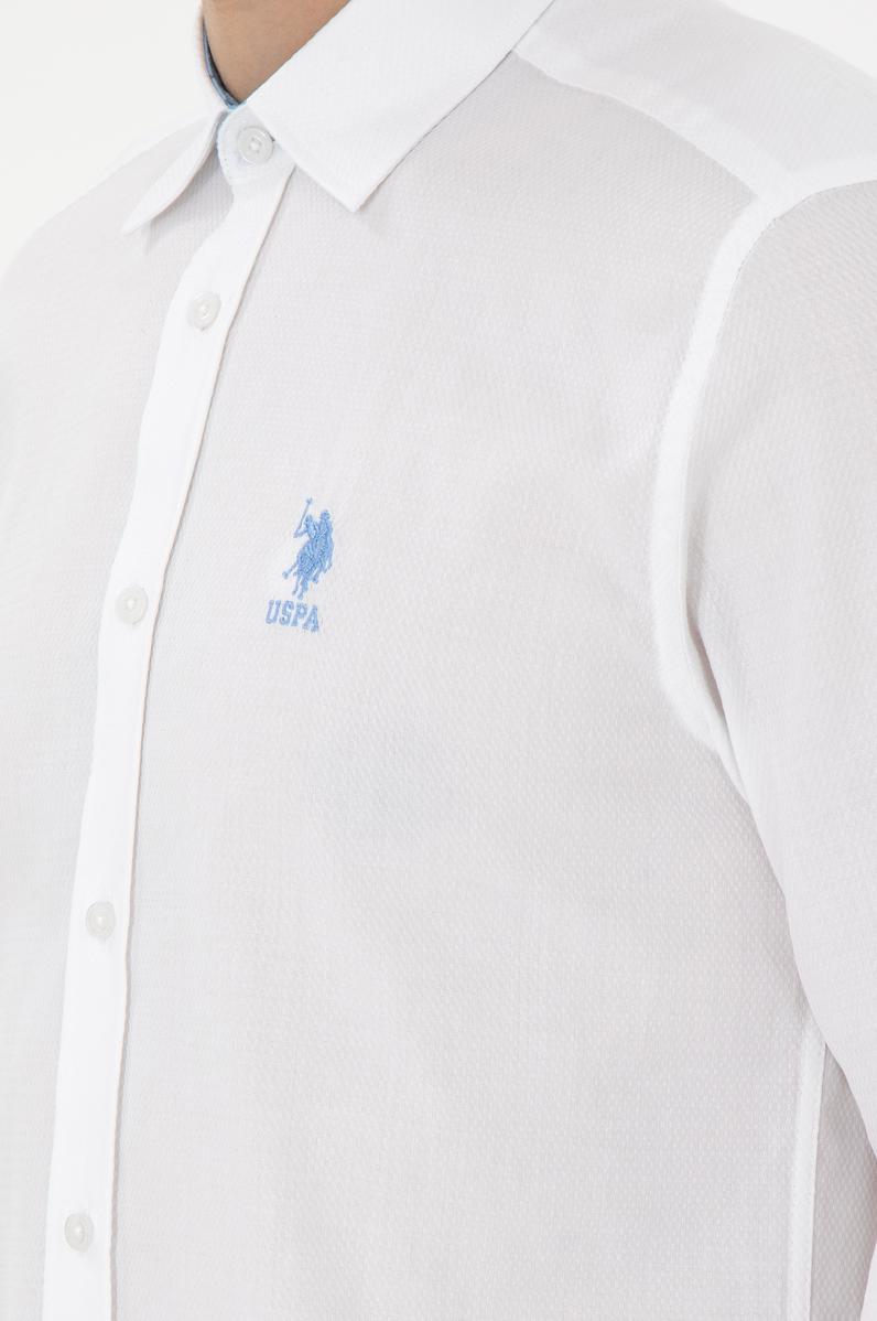 Erkek Beyaz Uzun Kollu Gömlek