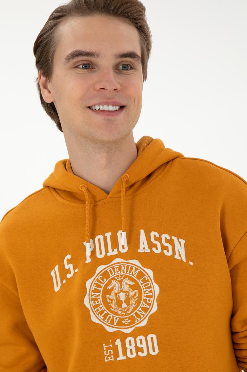 Erkek Hardal Sweatshirt