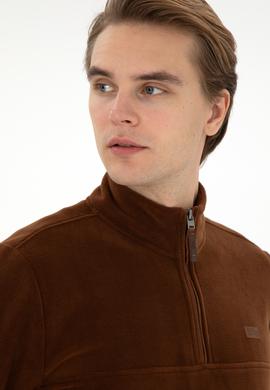 Erkek Kahverengi Sweatshirt - 50290609029