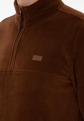 Erkek Kahverengi Sweatshirt - 50290609029